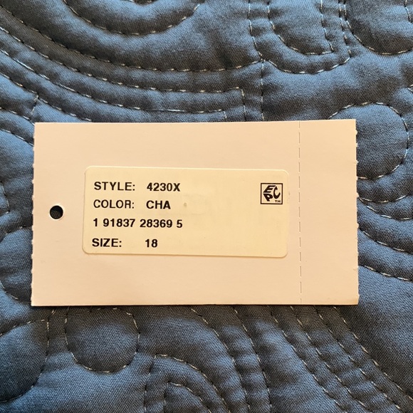 Xcape Evenings “Jerri” beaded short sleeve chiffon gown - Picture 12 of 13